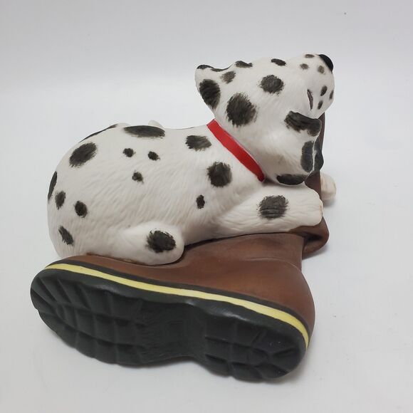 PG Princeton Gallery Porcelain Resin Dalmatian Firefighter Figurines 1994 5pcs - Picture 6 of 12